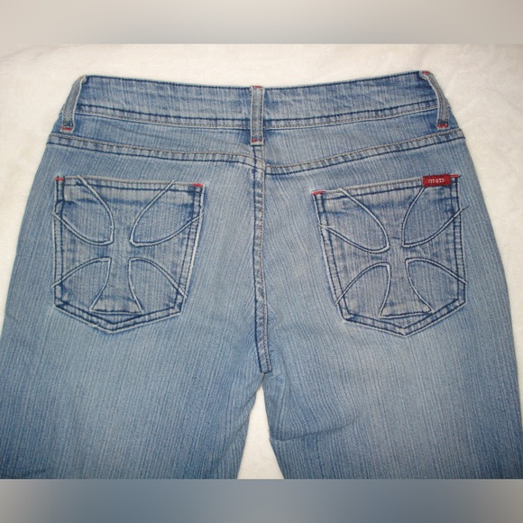 moto low rise straight jeans - Picture 4 of 7